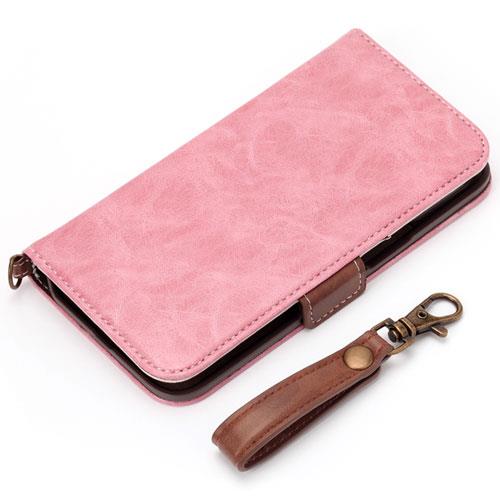 PGA PG-21NFP03PK(ダスティピンク) iPhone 13 Pro用 フリップカバー 横開きタイプ