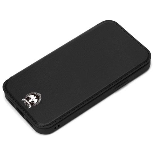 PGA PG-TWGF21K08TWL(ディズニー ツイステッドワンダーランド) iPhone 13用 ｶﾞﾗｽﾌﾘｯﾌﾟｹｰｽ