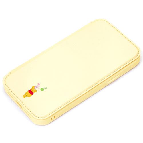 PGA PG-DGF21N03POO(くまのプーさん) iPhone 13 Pro用 ガラスフリップケース ディズニー