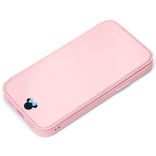 PGA PG-DGF21P02MNE(ミニーマウス) iPhone 13 Pro Max用 ガラスフリップケース ディズニー