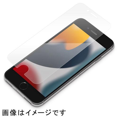 PGA PG-22MGL01CL iPhone SE 第3世代/SE 第2世代/8/7/6s/6用 液晶保護ガラス ｽｰﾊﾟｰｸﾘｱ