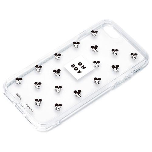 PGA PG-DPT22M07MKY(ﾐｯｷｰﾏｳｽ) iPhone SE 第3世代/SE 第2世代/8/7用 抗菌ﾊｲﾌﾞﾘｯﾄﾞｹｰｽ