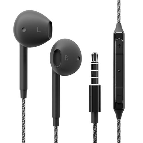 PGA PG-SETC1BK1 ブラック インナーイヤー型 ステレオイヤホン 3.5mm ﾌﾟﾗｸﾞ タフケーブル