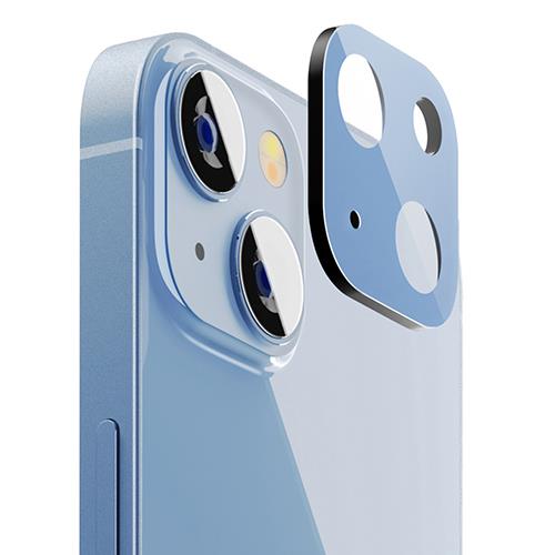 PGA PG-22RCLG23BL ブルー iPhone 14/14 Plus用 カメラフルプロテクター