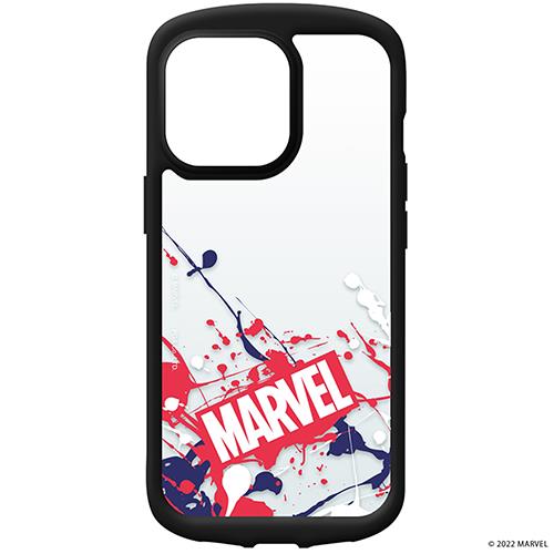 PGA PG-DPT22S20MVL スプラッシュ iPhone14ProMax用 クリアタフケース 耐衝撃