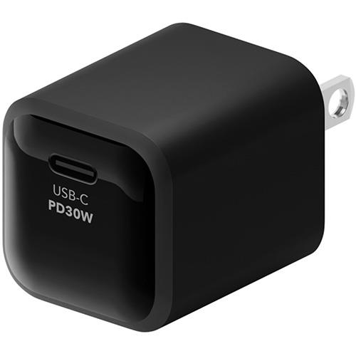PGA PG-PD30AD01BK ブラック Power Delivery対応 USB-Cポート 電源アダプタ 充電器 30W