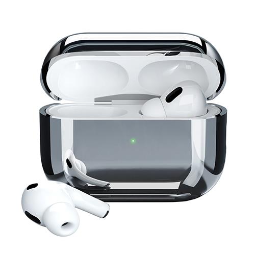 PGA PG-APP2TP03SV(シルバー) AirPods Pro(第2世代)用 ソフトケース