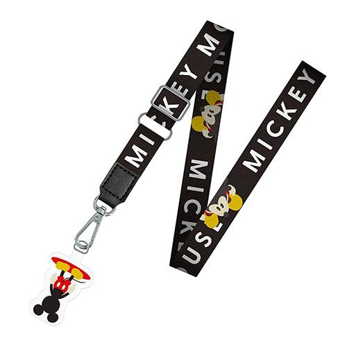 PGA PG-DSDST01MKY ストラップホルダー付 ショルダーストラップ ミッキーマウス