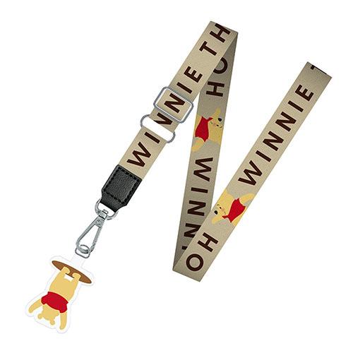 PGA PG-DSDST03POO ストラップホルダー付 ショルダーストラップ くまのプーさん