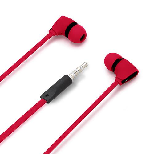 PGA PG-SECE2RD1 3.5mmステレオプラグ ステレオイヤホン カナルタイプ レッド