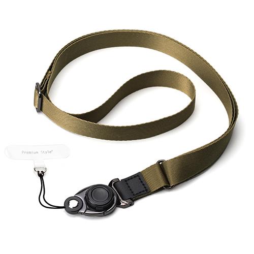 PGA PG-SDSTK03GR ストラップホルダー付 ショルダーストラップ 2WAYタイプ