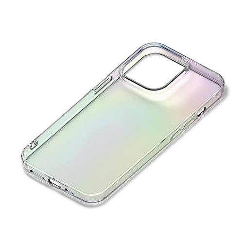 PGA iPhone15 Pro用 ソフトケース オーロラ
