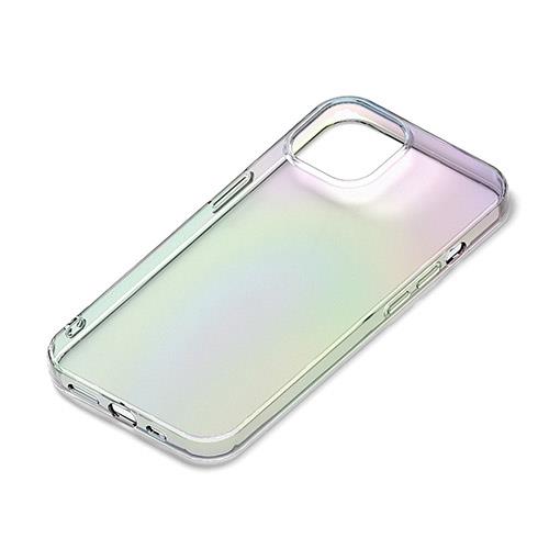 PGA iPhone15 Plus用 ソフトケース オーロラ