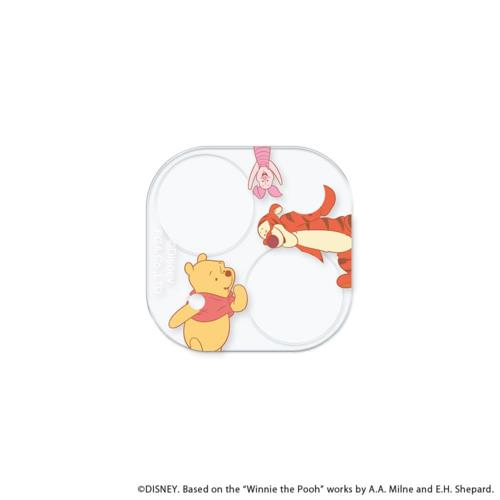 PGA PG-D23ACLG05POO(くまのﾌﾟｰさん) iPhone 15/15 Plus/14/14 Plus用 ｶﾒﾗﾌﾙﾌﾟﾛﾃｸﾀｰ