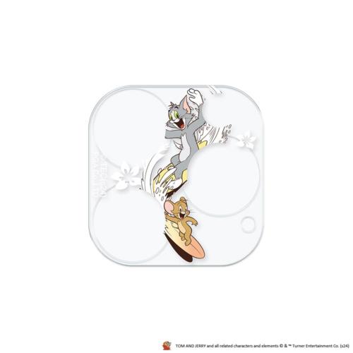 PGA PG-W23BCLG01TAJ(ﾄﾑとｼﾞｪﾘｰ/ｻｰﾌ) iPhone 15 Pro/15 Pro Max用 カメラフルプロテクター