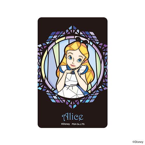 PGA PG-DSTK34ALC(アリス) ステンドグラス調 ステッカー(ICカード対応)