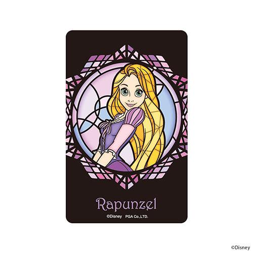 PGA PG-DSTK36RPZ(ラプンツェル) ステンドグラス調 ステッカー(ICカード対応)