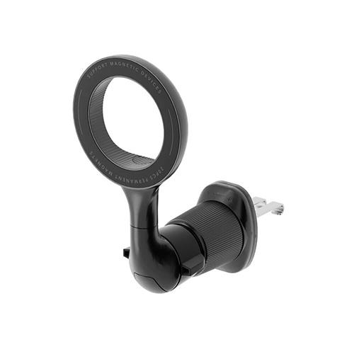 PGA PG-MGHLD01BK MagSafe対応 車載ホルダー エアコンルーバー用フックタイプ