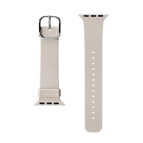 PGA PG-AW41SC02IV(アイボリー) Apple Watch 41/40/38mm用 シリコンバンド