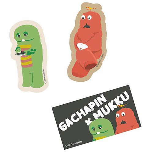 PGA PG-GXMSTK1GXM(ガチャピン･ムック) ステッカー 3枚セット