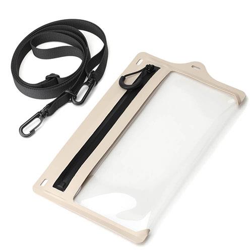 PGA PG-OUT02IV(アイボリー) スマートフォン用 アウトドア 防水ポーチ