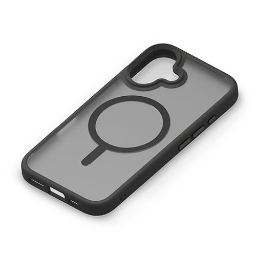 PGA PG-24AMGPT04BK ブラック iPhone16用 MagSafe対応 ハイブリッドケース