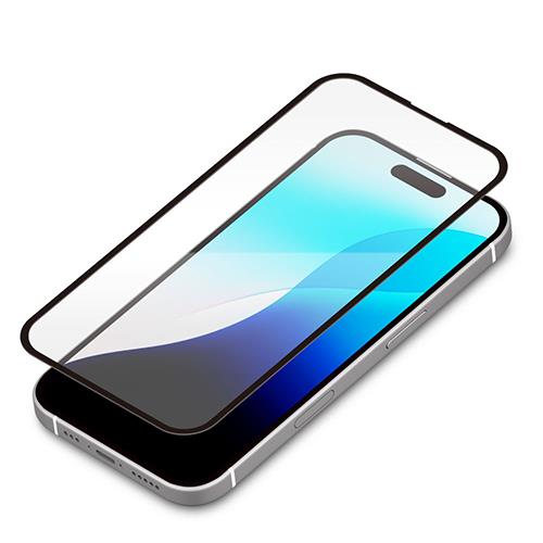 PGA PG-24AGLF01CL 高透明 iPhone16用 液晶全面保護ガラス Dragontrail