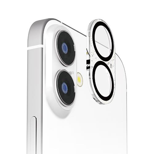 PGA PG-24ACLG05LM ラメ iPhone16/16Plus用 カメラフルプロテクター