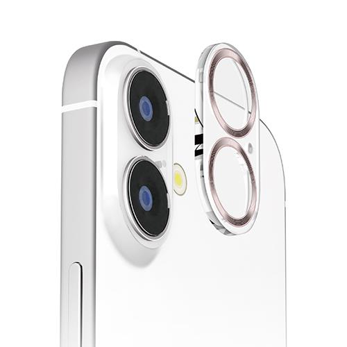 PGA PG-24ACLG11GD(クリア/ゴールド) iPhone16/16Plus用 カメラフルプロテクター