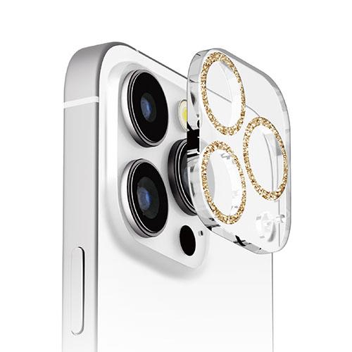 PGA PG-24BCLG08PK ラメピンクゴールド iPhone16Pro/16ProMax用 カメラフルプロテクター