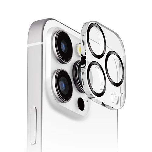 PGA PG-24BCLG09BK クリア/ブラック iPhone16Pro/16ProMax用 カメラフルプロテクター