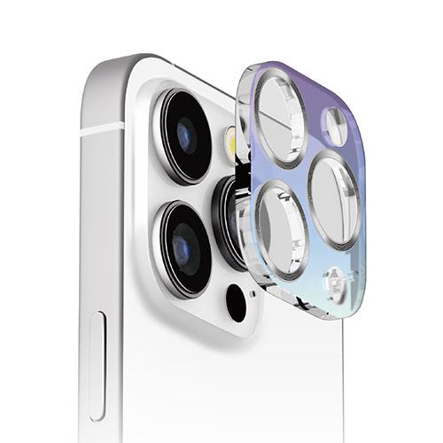 PGA PG-24BCLG13SV オーロラ/シルバー iPhone16Pro/16ProMax用 カメラフルプロテクター