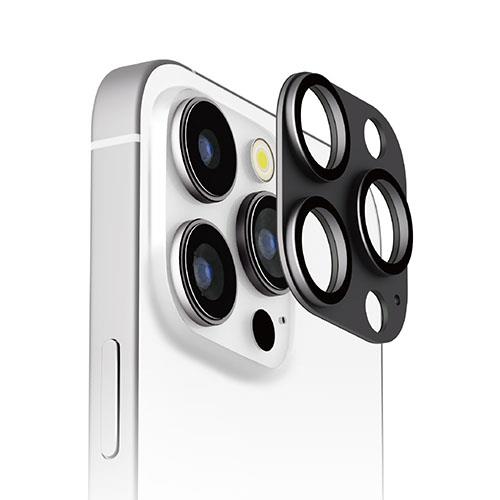 PGA PG-24BCLG17BK アルミ/ブラック iPhone16Pro/16ProMax用 カメラフルプロテクター