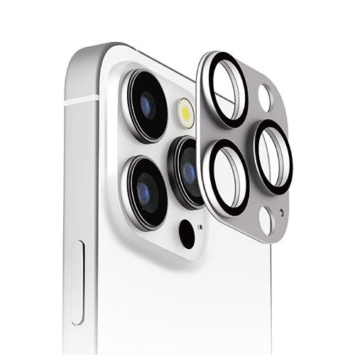 PGA PG-24BCLG18SV(アルミ/シルバー) iPhone16Pro/16ProMax用 カメラフルプロテクター