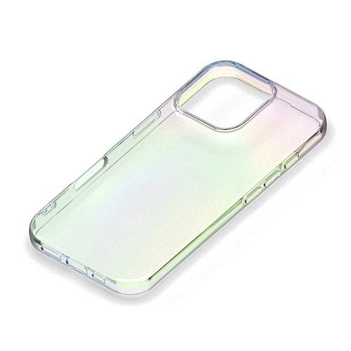 PGA PG-24DTP02AR オーロラ iPhone16ProMax用 クリアソフトケース