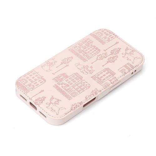 PGA PG-D24AGF03MAR ディズニーマリー iPhone16用 ガラスフリップケース