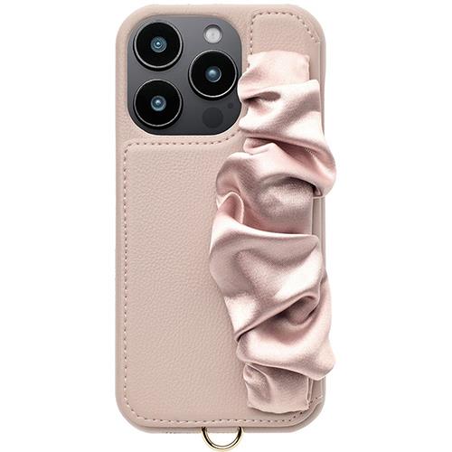 UNiCASE(ユニケース) UNICSIP24MP2CSPK Classy Scrunchie Case for iPhone16Pro用(pink)