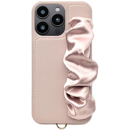 UNiCASE(ユニケース) UNICSIP24LP2CSPK Classy Scrunchie Case for iPhone16ProMax用(pink)