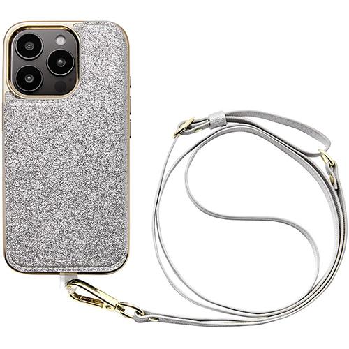 UNiCASE(ユニケース) UNICSIP24MP2CBSS Cross Body Case Duo for iPhone16Pro用(shine silver)