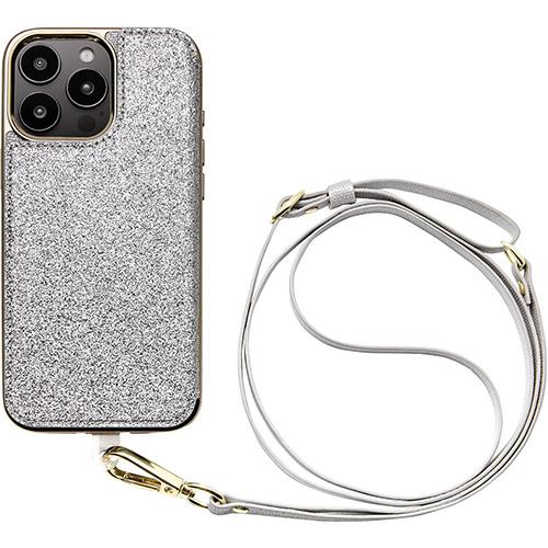 UNiCASE(ユニケース) UNICSIP24LP2CBSS Cross Body Case Duo for iPhone16ProMax用(shine silver)