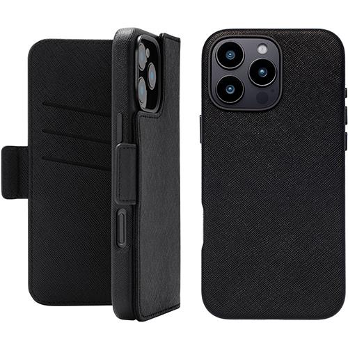 UNiCASE(ユニケース) UNICSDIP24LP2MFBK 2Way Mag Flip Case for iPhone16ProMax用(black)