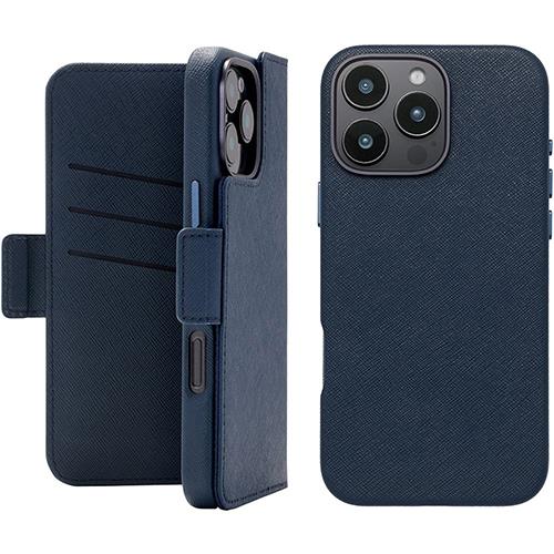 UNiCASE(ユニケース) UNICSDIP24LP2MFNV 2Way Mag Flip Case for iPhone16ProMax用(navy)
