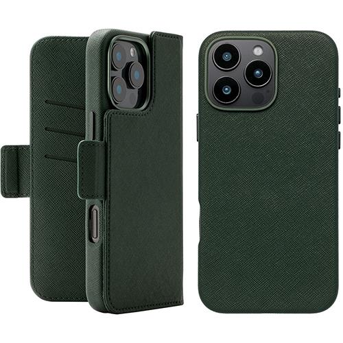 UNiCASE(ユニケース) UNICSDIP24LP2MFGN 2Way Mag Flip Case for iPhone16ProMax用(green)