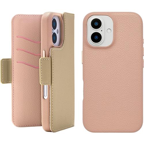 UNiCASE(ユニケース) UNICSDIP24M2MFBE 2Way Mag Flip Case for iPhone16用(beige)