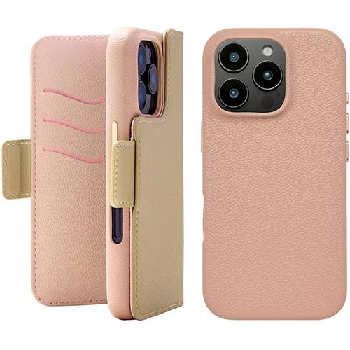 UNiCASE(ユニケース) UNICSDIP24MP2MFBE 2Way Mag Flip Case for iPhone16Pro用(beige)