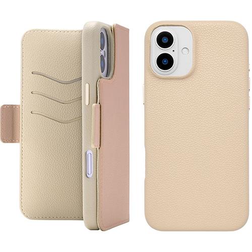 UNiCASE(ユニケース) UNICSDIP24L2MFPK 2Way Mag Flip Case for iPhone16Plus用(pink)