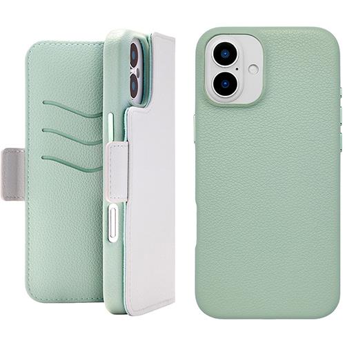 UNiCASE(ユニケース) UNICSDIP24L2MFGY 2Way Mag Flip Case for iPhone16Plus用(gray)