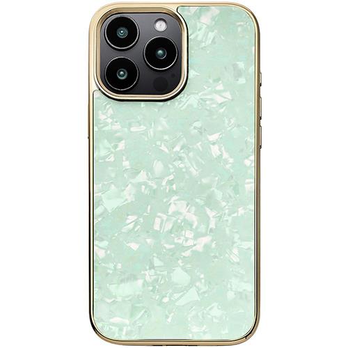UNiCASE(ユニケース) UNICSIP24LP0GSMT Glass Shell Case for iPhone16ProMax用(mint)