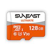 SUNEAST(サンイースト) SE-MSDU1128E095 SUNEAST ULTIMATE Orange Series microSDXCカード 128GB
