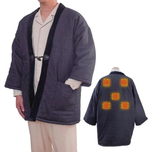 サンコー(Thanko) HNTN23HBK 電熱半纏 ほかてん 暖かいヒーター入り半纏」